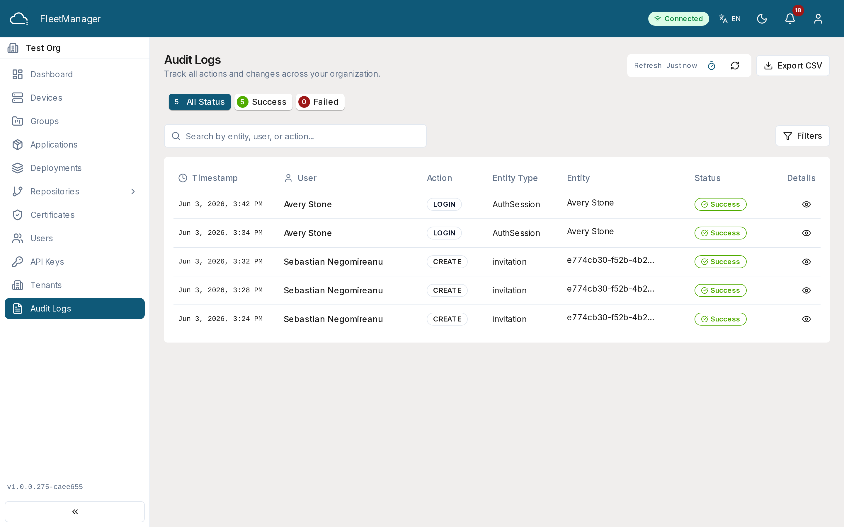 Audit Logs